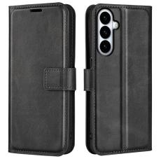 OEM - Mobilfodral f&ouml;r Samsung Galaxy S26 Plus St&auml;llfunktion Konstl&auml;der - Svart