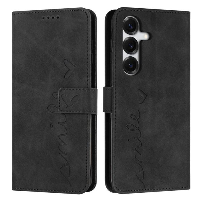 OEM - Mobilfodral för Samsung Galaxy S26 Plus Ställfunktion Konstläder - Svart