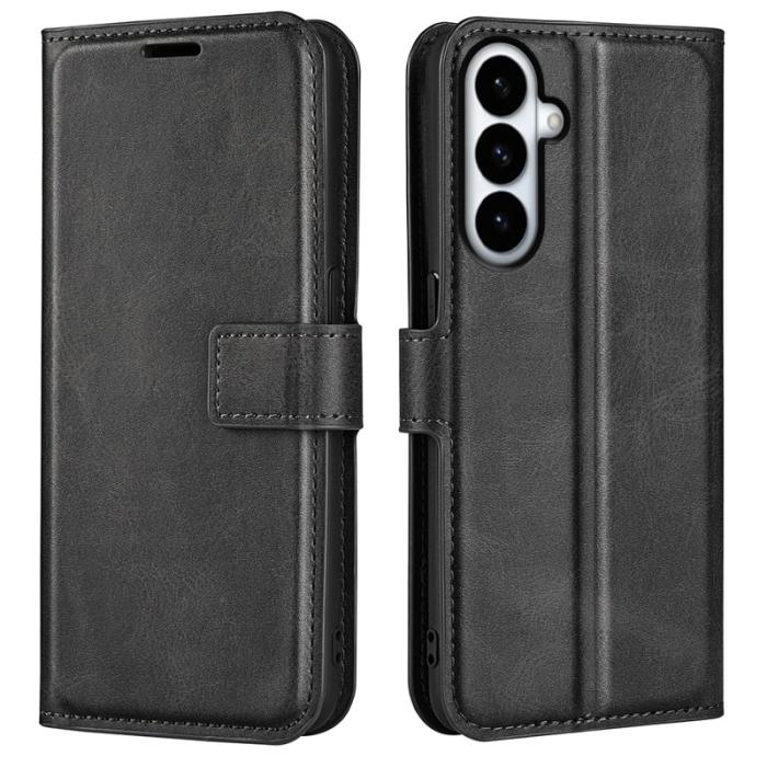 OEM - Mobilfodral för Samsung Galaxy S26 Plus Ställfunktion Konstläder - Svart
