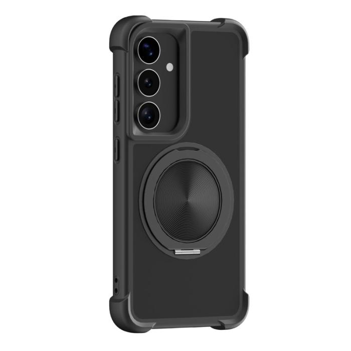 OEM - Mobilskal för Samsung Galaxy S26 Plus Magnetiskt Kickstand TPU + PC - Svart