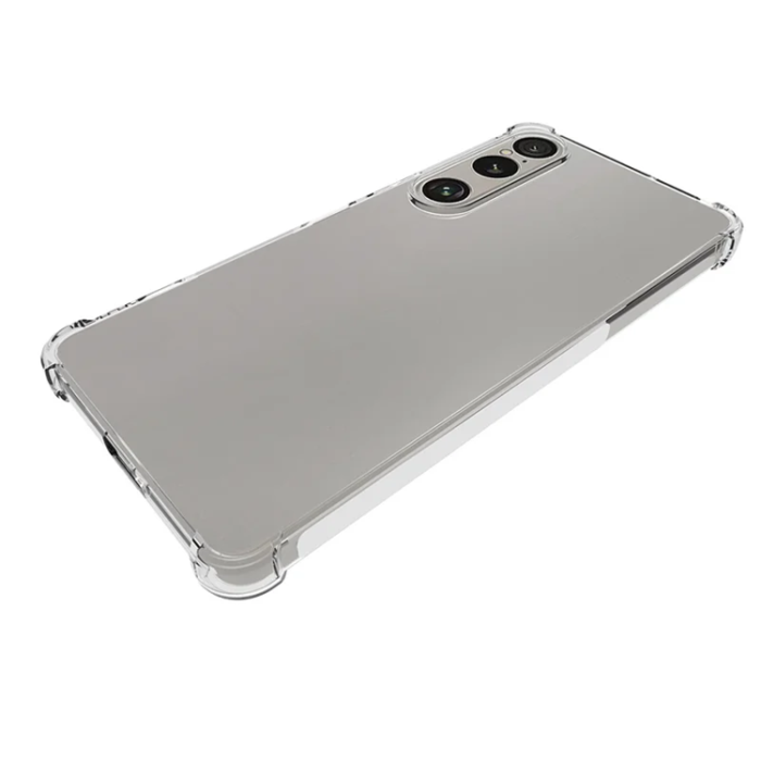 A-One Brand - [2-Pack]Sony Xperia 1 VII Mobilskal Med Skärmskydd 2.0mm - Transparent