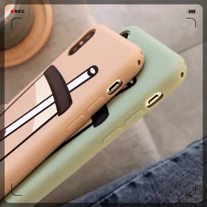 UTGATT1 - iPhone 7/8/SE(2020/2022)Mobilskal Boba Milk Tea Silikon - Brun