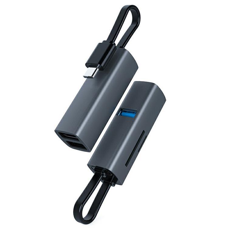5in1 USB-Hubb Dockningsstation TYS-5U-C (Tarnish) | 505295 | AlltMobil