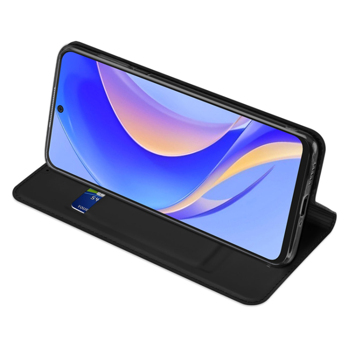 UTGATT5 - Dux Ducis Huawei Nova Y90 Plånboksfodral Skin Pro - Svart