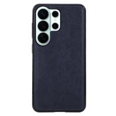 OEM - Mobilskal f&ouml;r Samsung Galaxy S26 Ultra Litchi Textur Konstl&auml;der - Bl&aring;