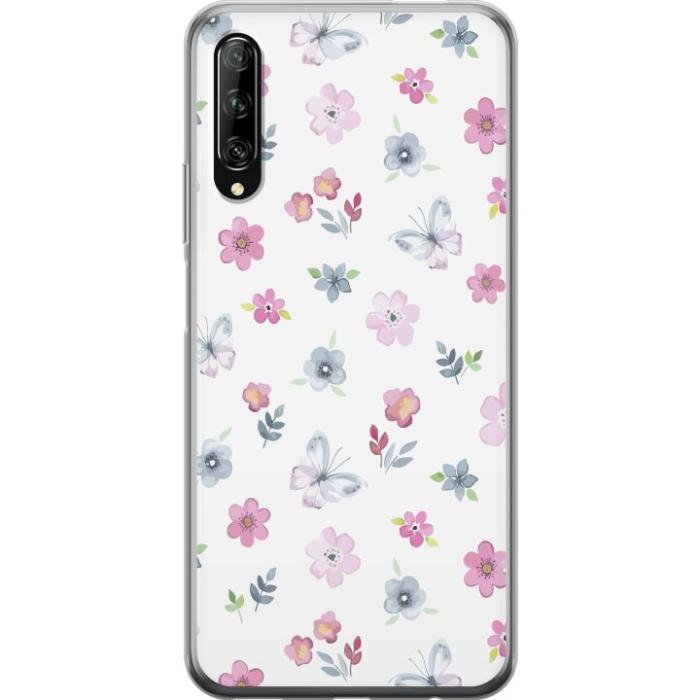 iSecrets - Mobilskal till Huawei P smart Pro 2019 med Blommor och fjärillar