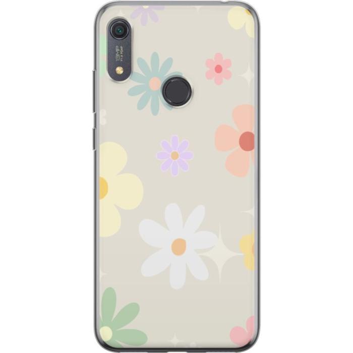 iSecrets - Mobilskal till Huawei Y6s (2019) med fejdande blommor