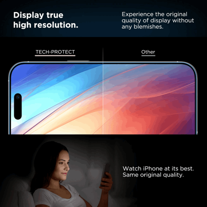 Tech-Protect - [2-Pack] Tech-Protect iPhone 16 Pro Härdat Glas Skärmskydd Quick