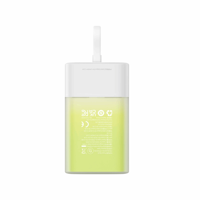 BASEUS - Baseus Powerbank 5200mAh Popsicle 20W - Vit/Grön