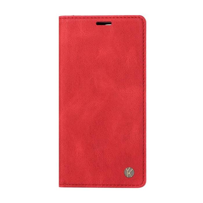 YIKATU - YIKATU Xiaomi 17 Pro Max Plånboksfodral Skin Touch - Röd