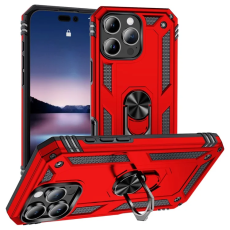 A-One Brand - iPhone 16 Pro Mobilskal med Kickstand - Röd