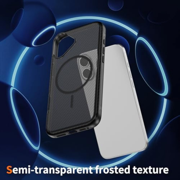 A-One Brand - iPhone 17 Mobilskal MagSafe Carbon Fiber Anti-Slip