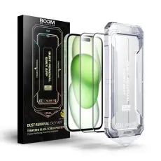 Boom of Sweden - LIVSTIDSGARANTI - BOOM iPhone 16 Härdat Glas Skärmskydd - 2 Pack