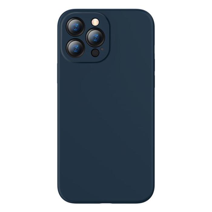 UTGATT1 - Baseus Liquid Gel Skal iPhone 13 Pro - Blå
