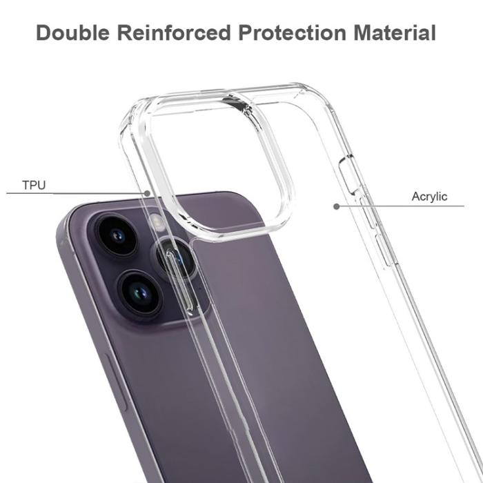 Boom of Sweden - BOOM iPhone 15 Pro Max/15 Ultra Mobilskal Acrylic TPU - Clear