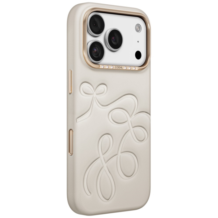 UNIQ - UNIQ Mobilskal För iPhone 18 Pro/17 Pro Coehl Cloude - Beige