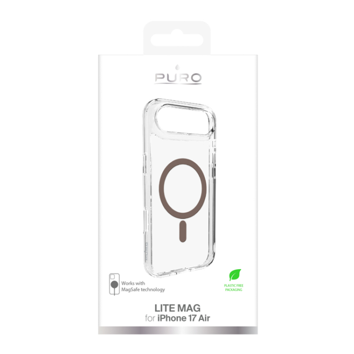 Puro - Puro iPhone Air Mobilskal Magsafe Lite Mag - Transparent