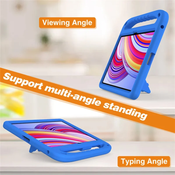 A-One Brand - Xiaomi Redmi Pad Pro/5G/Poco Pad Skal EVA Handgrepp Kickstand - Blå