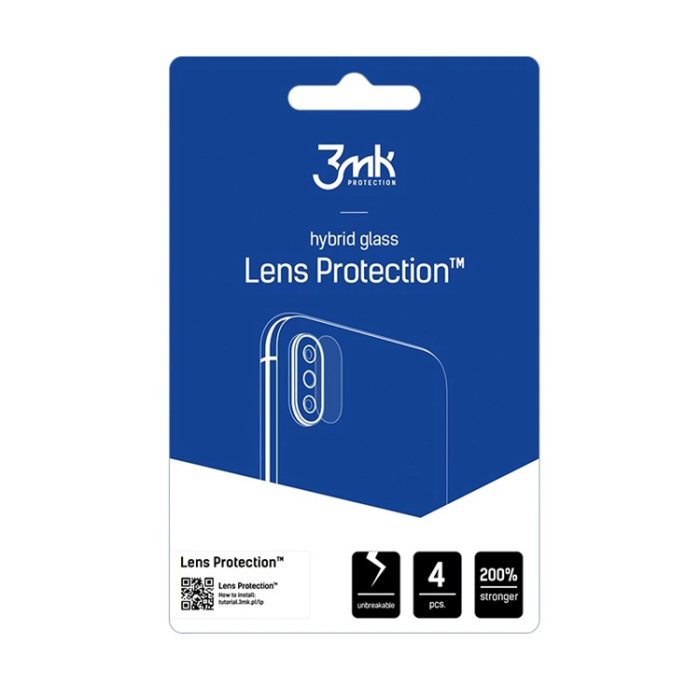 3MK - 3MK Xiaomi Redmi Note 13 Pro Plus  Kameralinskydd - Transparent