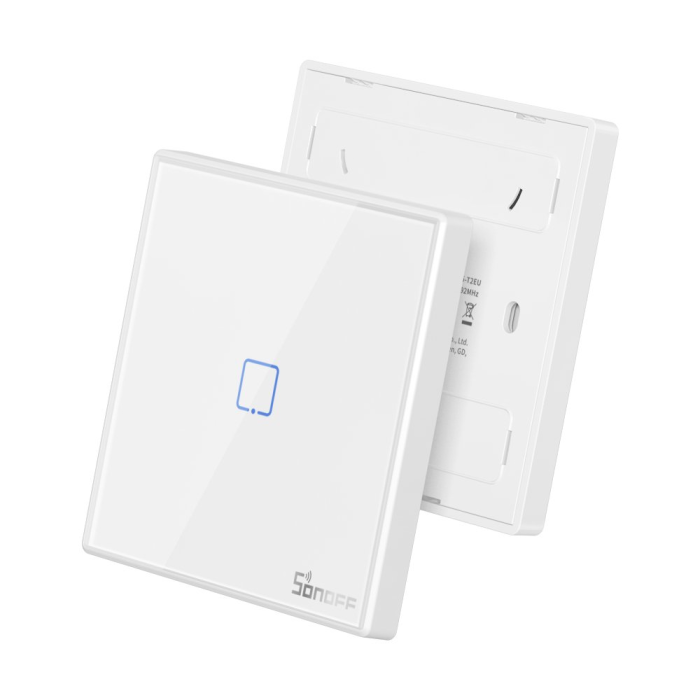 Sonoff - Sonoff Two-Channel Wi-Fi Light Switch T2EU2C-RF Sticky - Vit