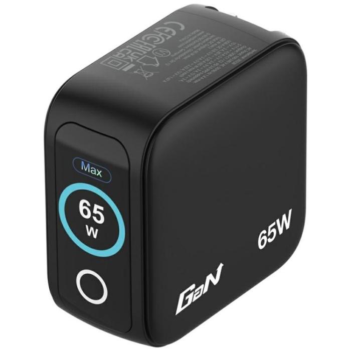 Verbatim - Verbatim Snabbladdare 65W 2xUSB-C 1xUSB-A GaN Mini EU/UK/USA - Svart