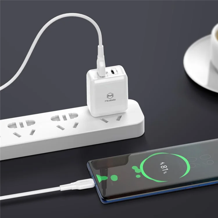 MCDODO - MCDODO USB-A - USB-C Kabel 1.2M - Vit