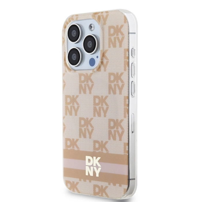 DKNY - DKNY iPhone 15 Pro Max Mobilskal Magsafe IML Checkered Mono