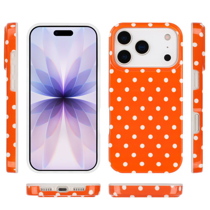 A-One Brand - iPhone 17 Pro Max Mobilskal Dot Design Imd Tpu
