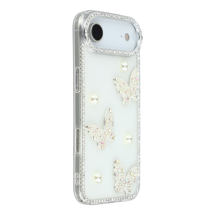 iPhone Air Mobilskal Rhinestone Edge Pearl Butterfly | 2353 | AlltMobil