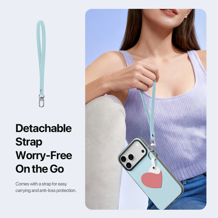 Dux Ducis - DUX DUCIS iPhone 17 Pro Max Mobilskal Fingerring/Rem Luvy Series