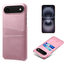 A-One Brand - iPhone 17 Air Mobilskal Korthållare Dual - Roséguld