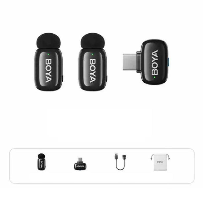 BOYA - BOYA Trådlös Mini Lavaliermikrofon AI-Brusreducering Mini-05