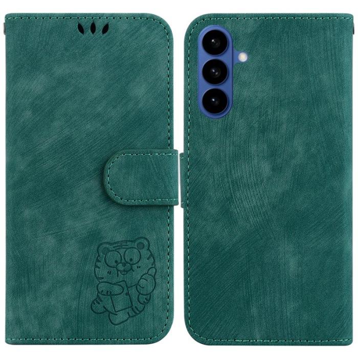 OEM - Samsung Galaxy S26 / S26 Pro Plånboksfodral Konstläder Stötsäker - Grön
