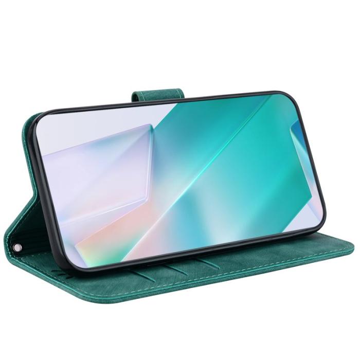 OEM - Samsung Galaxy S26 / S26 Pro Plånboksfodral Konstläder Stötsäker - Grön