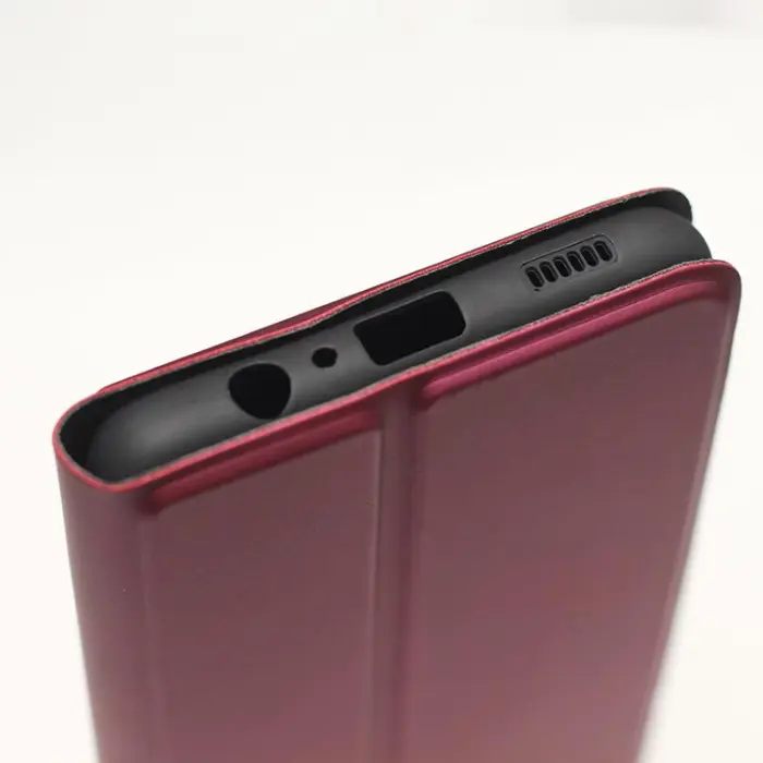 OEM - Xiaomi Redmi Note 13 5G Plånboksfodral Smart Soft - Vinröd