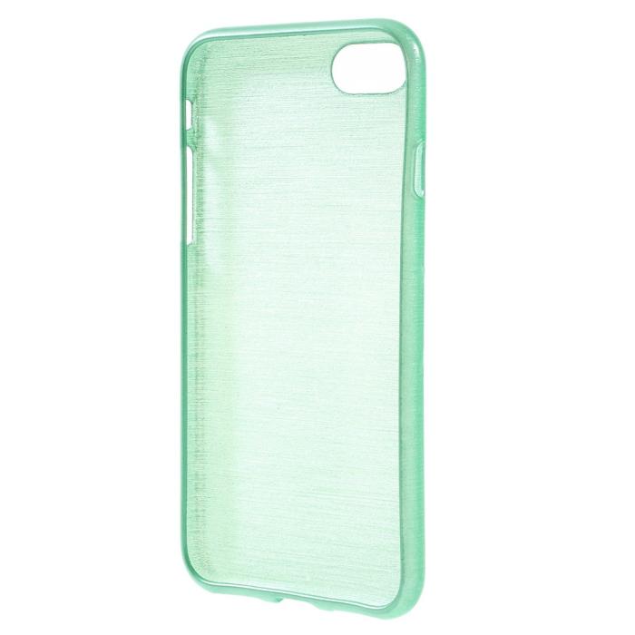 OEM - Glossy Brushed Mobilskal till iPhone 7/8/SE 2020 - Cyan