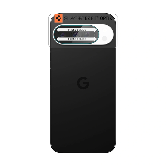 Spigen - [2-Pack] Spigen Google Pixel 10 Pro Härdat Glas Kameraskydd - Crystal Clear