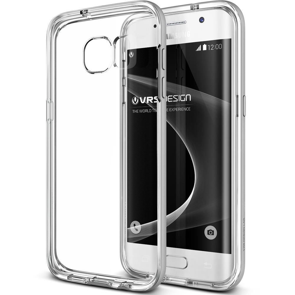Verus Crystal Bumper Skal till Samsung Galaxy S7 Edge - Silver