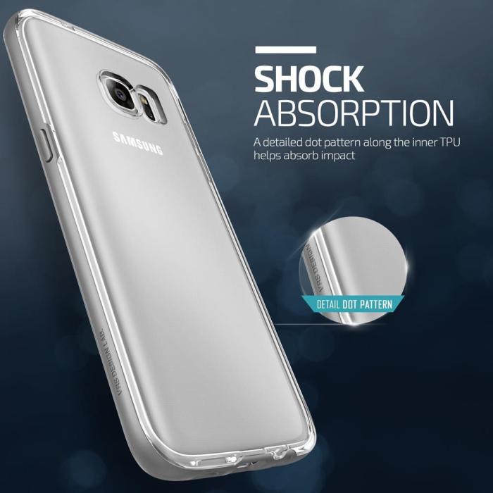 VERUS - Verus Crystal Bumper Skal till Samsung Galaxy S7 Edge - Silver