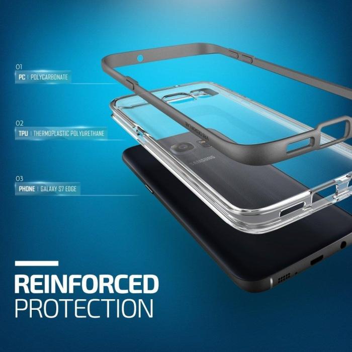 VERUS - Verus Crystal Bumper Skal till Samsung Galaxy S7 Edge - Svart