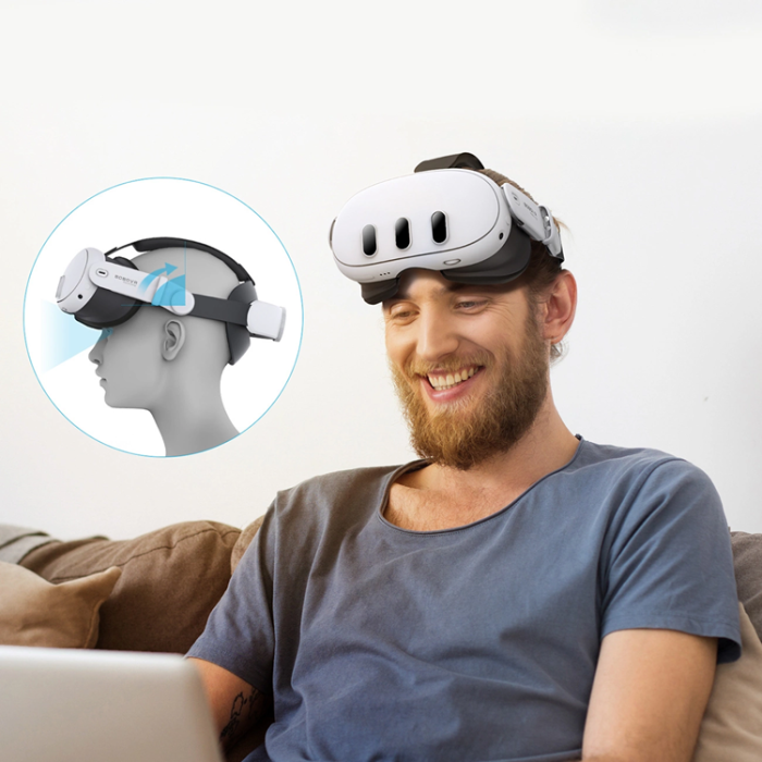 BoboVR - BoboVR Mini Avlastningsrem för Meta Quest 3 VR-glasögon