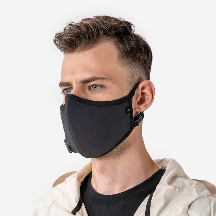 Är - Är Antiviral munskydd med nanofilter och andningsfilter - Svart (L)