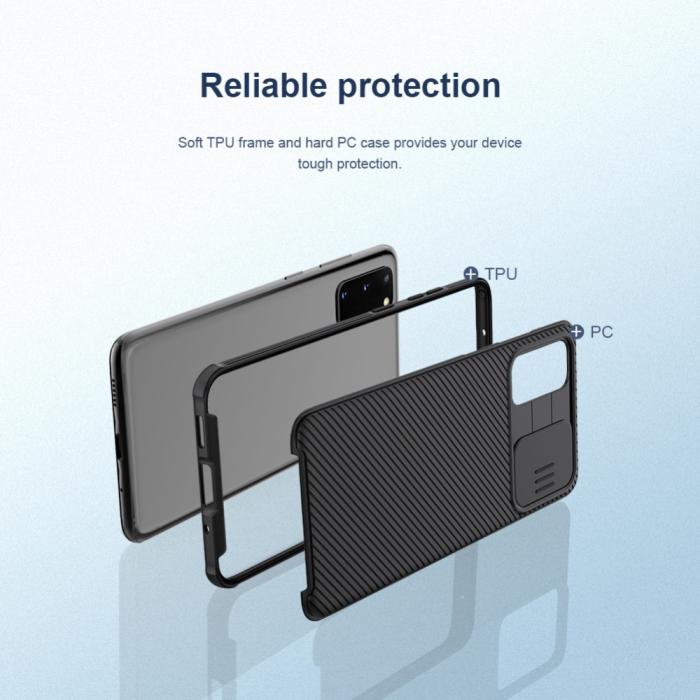 Nillkin - NILLKIN CamShield Mobilskal Galaxy S20 - Svart