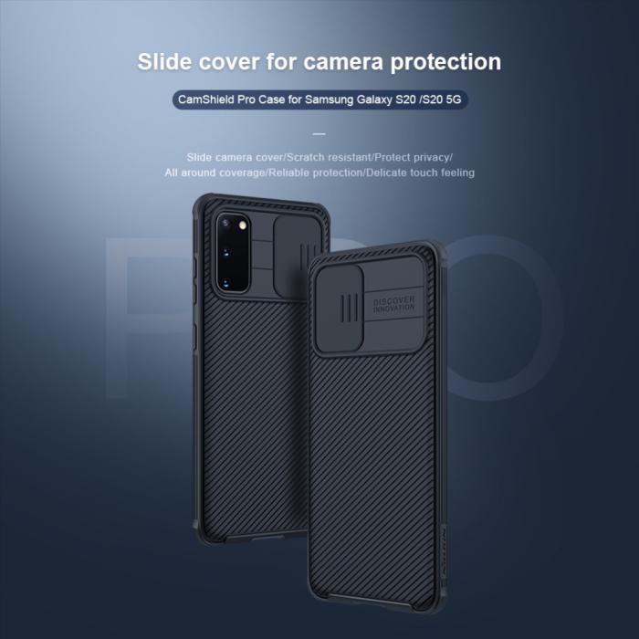 Nillkin - NILLKIN CamShield Mobilskal Galaxy S20 - Svart