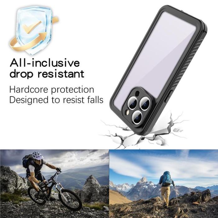 RedPepper - Redpepper iPhone 15 Pro Max Mobilskal Vattentätt IP68 - Svart