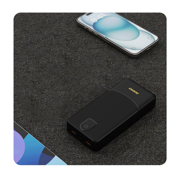 Dudao - Dudao Powerbank 20000mAh 2xUSB-A 2.4A - Svart