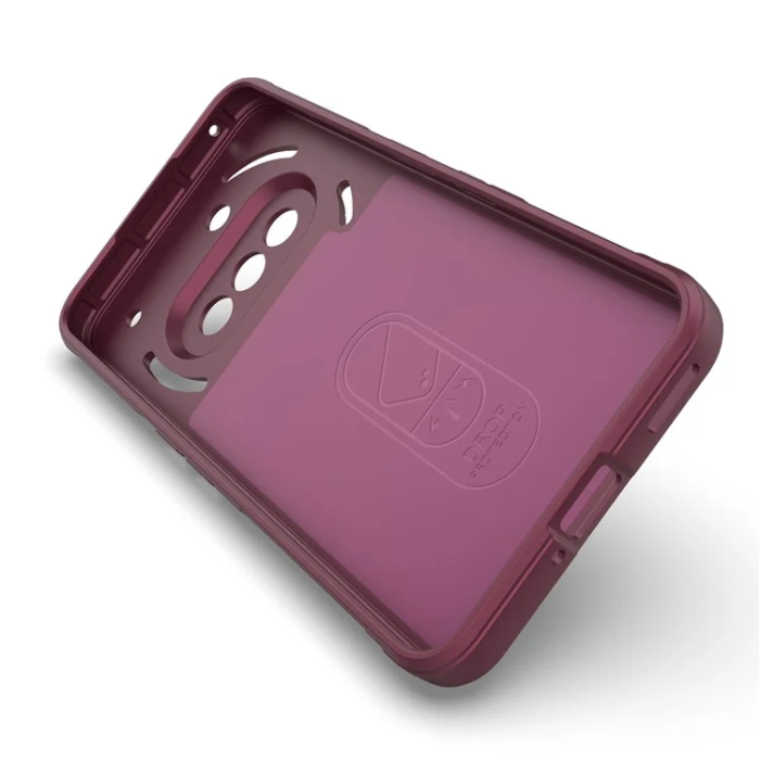 A-One Brand - Nothing Phone (3a) Mobilskal MagSafe Rugged TPU - Wine Röd