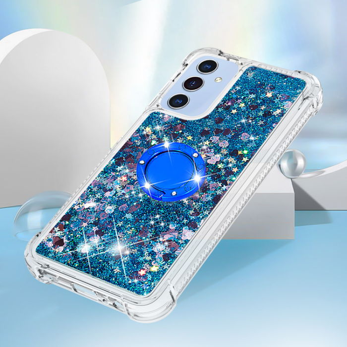 A-One Brand - Galaxy A17/A26 Mobilskal Kickstand Quicksand TPU - Blå