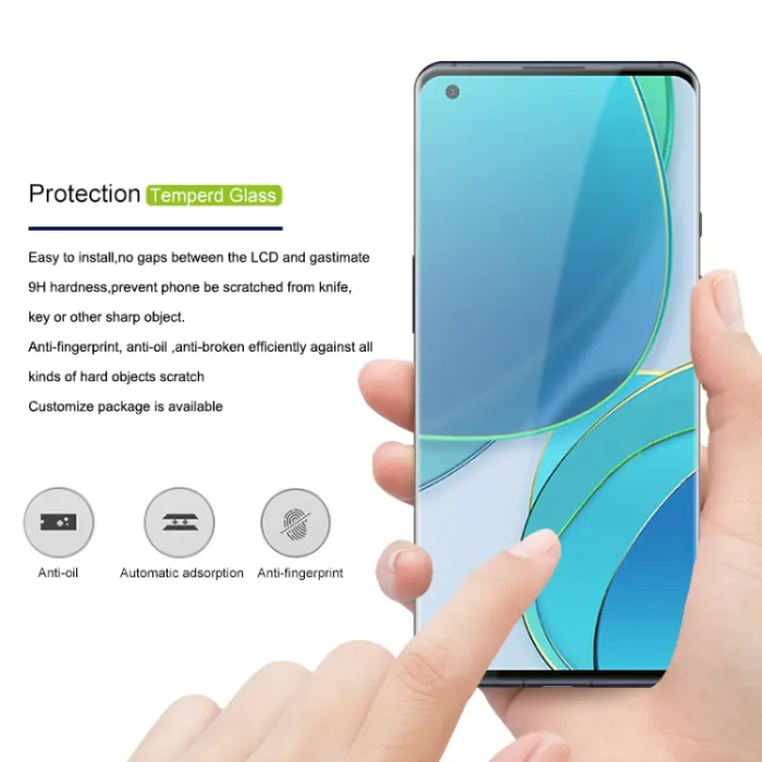 SiGN - Mocolo OnePlus 9 Pro UV Härdat Glas Skärmskydd 3D