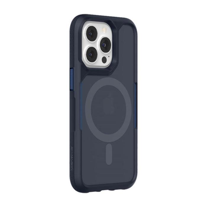 SURVIVOR - Survivor Endurance MS MagSafe Skal iPhone 13 Pro - Blå/Denim